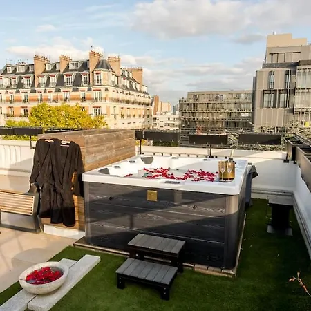 Penthouse 126 Jacuzzi Terrasse 16 Apartment Paris